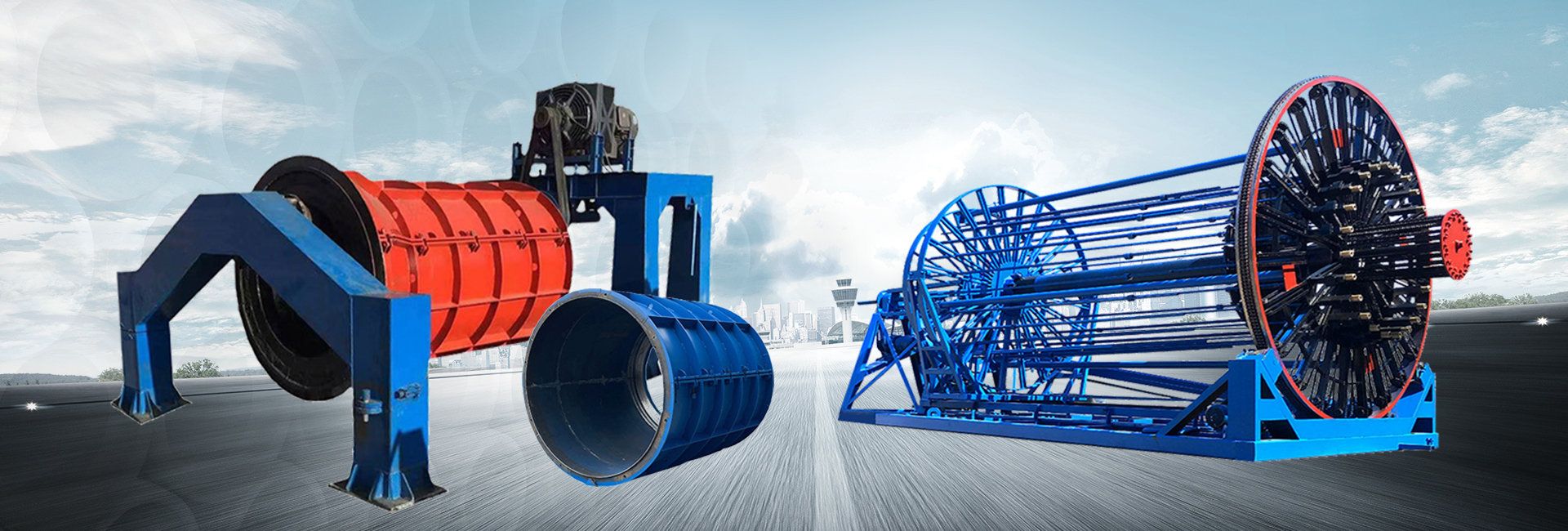 Cement pipe machine and cement pipe mold